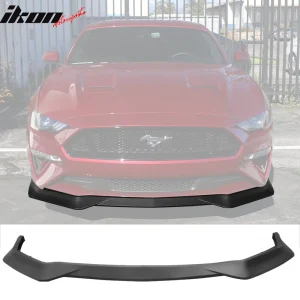 Fits 18-23 Ford Mustang GT R Spec Style Unpainted PP Front Bumper Lip Splitter - Image 6