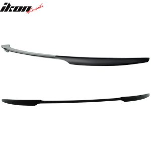Fits 12-20 BMW F30 3 Series F80 M3 4Dr V Style Trunk Spoiler Painted #668 Black - Image 5