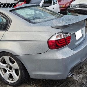 Fits 06-11 BMW E90 3-Series A Style Rear Trunk Spoiler Wing Lip ABS Unpainted - Image 5