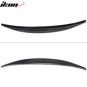 Fits 08-17 Audi A5 B8 S Style Carbon Fiber Highkick Duckbill Trunk Spoiler Wing - Image 4