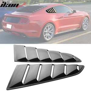 Fits 15-23 Ford Mustang Coupe OE Style Side Quarter Window Louver Scoop Cover PP - Image 6