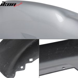 Fits 07-10 BMW E92 E93 3-Series M-Tech #354 Titanium Silver Front Bumper Lip - Image 3