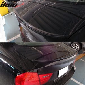 Fits 06-11 BMW E90 3-Series M3 Style Trunk Spoiler Painted #475 Black Sapphire - Image 3