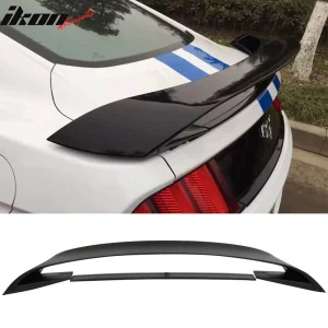Fits 15-23 Ford Mustang GT350 Style Matte Black Rear Trunk Spoiler Wing ABS - Image 6
