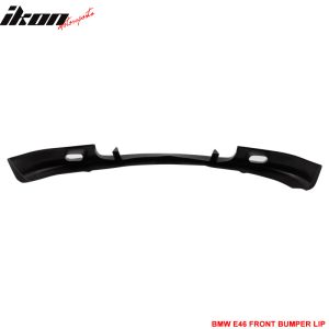 Fits 99-01 BMW E46 3-Series Sedan Euro Style Front Bumper Lip Spoiler Bodykit PU - Image 4
