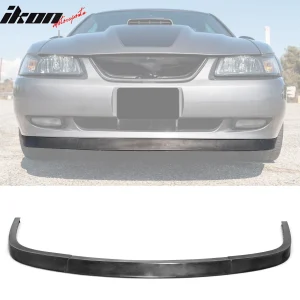 Fits 99-04 Ford Mustang OE Style Front Bumper Lip Lower Spoiler 3PC Unpainted PU - Image 6