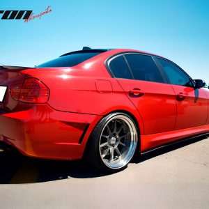 For 01-11 BMW 3-Series M3 UL Style Side Skirt Bottom Line Rocker Panel Lip PU - Image 4