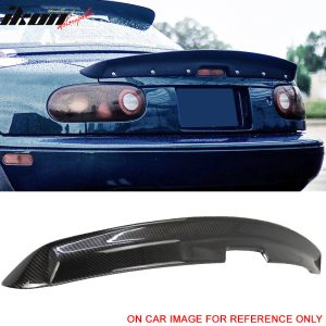 Fits 19-26 BMW 3-Series G20 M4 Style Rear Trunk Spoiler Wing Lip Carbon Fiber CF - Image 21