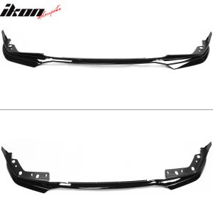 Fits 19-22 BMW G20 3 Series M-Tech M Sport Front Bumper Lip Gloss Black - PP - Image 3