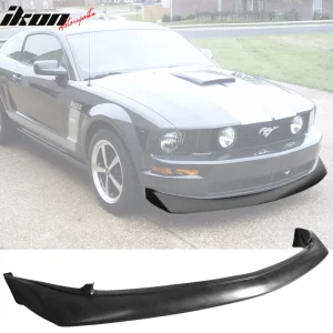 Fits 10-12 Ford Mustang GT V8 B2 Style Front Bumper Lip Spoiler Splitter PU - Image 6