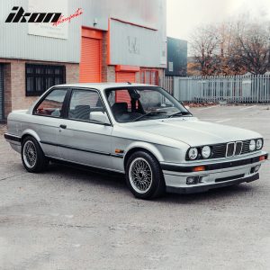 Fits 84-92 BMW E30 3-Series RG Style Front Bumper Lip Spoiler Unpainted - PU - Image 3