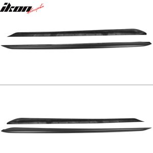 Fits 19-26 BMW G20 3 Series Sedan M Sport 2PCS Side Skirts ABS Matte Black - Image 5