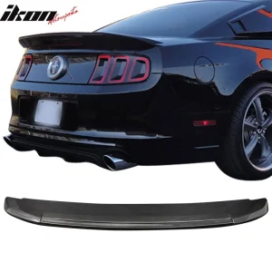 Fits 10-14 Ford Mustang GT500 Style Trunk Spoiler Wing - Carbon Fiber CF - Image 5