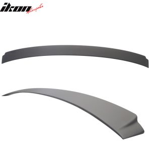 Fits 12-18 BMW 3-Series F30 4Dr AC Style Matte Black Roof Spoiler - Image 4