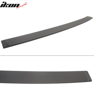 Fits 12-18 BMW 3-Series F30 4Dr AC Style Matte Black Roof Spoiler - Image 5