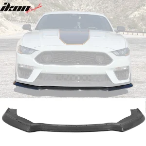 Fits 21-23 Mustang Mach 1 Handling Package Front Bumper Lip Carbon Fiber Print - Image 6