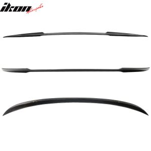 Fits 06-11 BMW E90 3-Series Sedan 4Dr M4 Style Trunk Spoiler Carbon Fiber Print - Image 5