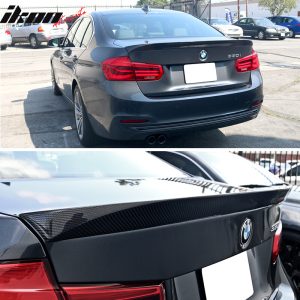 Fits 12-18 BMW F30 3 Series Sedan F80 M3 A Style Trunk Spoiler - Carbon Fiber - Image 3