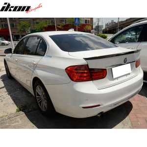 Fits 12-18 BMW F30 3 Series Sedan F80 M3 A Style Trunk Spoiler - Carbon Fiber - Image 4
