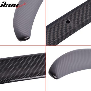 Fits 07-13 BMW 3 Series E92 Coupe M3 Style Rear Trunk Spoiler Carbon Fiber CF - Image 4