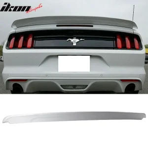 Fits 15-23 Ford Mustang Track Pack Style Trunk Spoiler Painted #YZ Oxford White - Image 6
