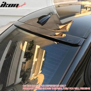 Fits 06-11 BMW E90 3-Series&08-11 M3 Sedan AC Style Roof Spoiler Matte Black ABS - Image 4