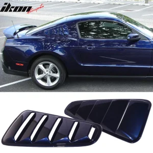 Fits 10-14 Ford Mustang OE Style Side Quarter Window Louvers Painted  #L6 Blue - Image 6