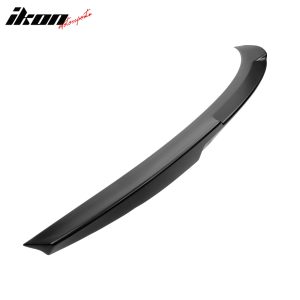 Fits 19-26 BMW 3-Series G20 G80 M3 ABS Trunk Spoiler M4 Style Wing Matte Black - Image 3