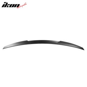 Fits 19-26 BMW 3-Series G20 G80 M3 ABS Trunk Spoiler M4 Style Wing Matte Black - Image 5