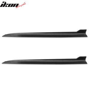 Fits 06-08 BMW E90 3 Series Sedan 4 Door Side Skirts Rocker Panels 4PCS (PP) - Image 3
