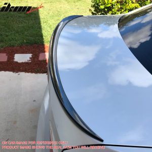Fits 06-11 BMW E90 3-Series Sedan M3 Style Trunk Spoiler Painted #668 Jet Black - Image 3