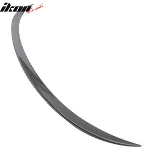Fits 06-11 BMW E90 3-Series Sedan M3 Style Trunk Spoiler Painted #668 Jet Black - Image 5
