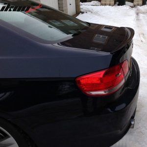 Fits 07-13 BMW E92 3-Series Performance Style Trunk Spoiler Painted #668 Black - Image 3