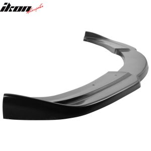 Fits 09-12 BMW E90 LCI 3 Series H Style Front Bumper Lip Spoiler Unpainted PU - Image 3