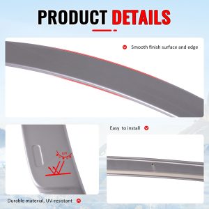 Fits 07-13 BMW 3 Series E92 Coupe AC Style Roof Spoiler Painted #A52 Space Gray - Image 4