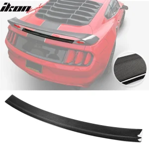 Fits 15-23 Ford Mustang GT350R Style Carbon Fiber Rear Trunk Spoiler Wing Lid - Image 6