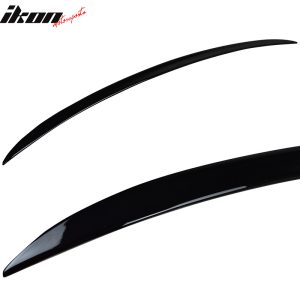 Fits 07-13 BMW 3 Series E93 M3 Style Trunk Spoiler Painted #475 Black Sapphire - Image 4