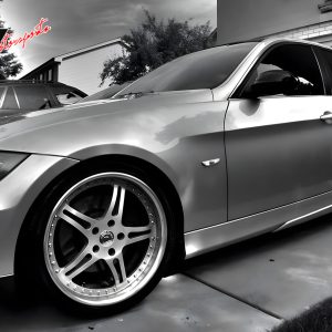 Fits 06-08 BMW E90 3 Series Sedan 4 Door AC Style Side Skirt Extension - PU - Image 5