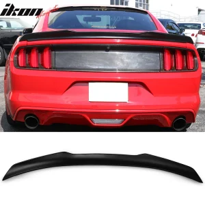 Fits 15-23 Ford Mustang Coupe 2-Door H Style Rear Trunk Lid Spoiler Wing Lip ABS - Image 6