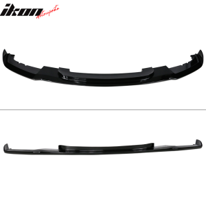 Fits 12-18 BMW 3 Series F30 M Tech M Sport HM Style Front Bumper Lip Gloss Black - Image 4