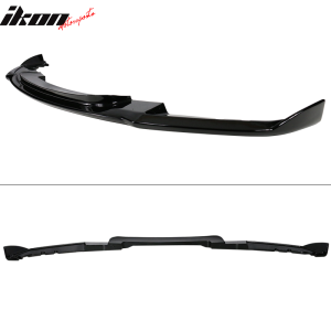 Fits 12-18 BMW 3 Series F30 M Tech M Sport HM Style Front Bumper Lip Gloss Black - Image 5