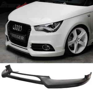 Fits 09-12 Audi A4 B8 S Line RG Style Front Bumper Lip Spoiler Kit PU Unpainted - Image 4