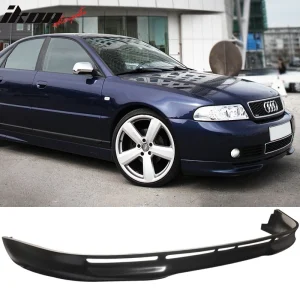 Fits 96-01 Audi A4 B5 Type L Style Front Bumper Lip Spoiler Unpainted PU - Image 6