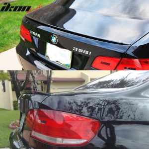 Fits 07-13 BMW E92 3-Series Coupe M3 Style Rear Trunk Spoiler Wing Matte Black - Image 3