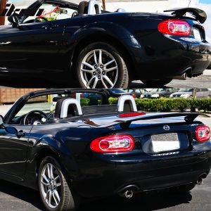 Fits 06-15 Mazda MX-5 Miata Rear Trunk Spoiler Wing Deck Lid Tail Matte Black - Image 3