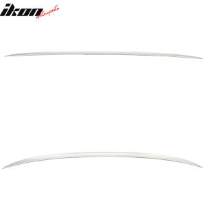 Fits 06-11 BMW E90 3-Series Sedan M3 Style Trunk Spoiler Lip Painted #354 Silver - Image 3