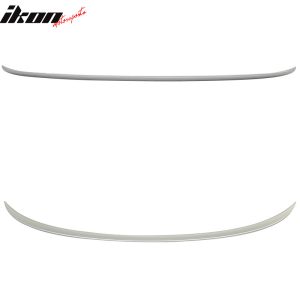 Fits 06-11 BMW E90 3-Series Sedan M3 Style Trunk Spoiler Lip Painted #354 Silver - Image 4