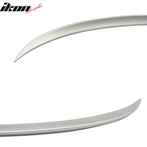 Fits 06-11 BMW E90 3-Series Sedan M3 Style Trunk Spoiler Lip Painted #354 Silver - Image 5