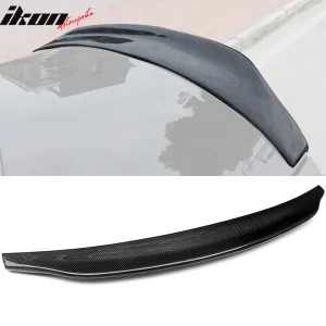 Fits 17-25 Audi A4 S4 B9 CA Carbon Fiber Rear Trunk Spoiler Wing - Image 6