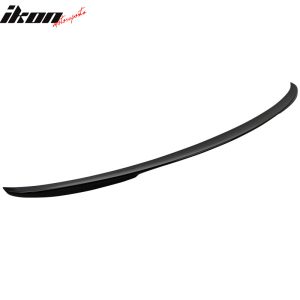 Fits 12-18 BMW F30 3-Series Sedan Performance Trunk Spoiler Painted #475 Black - Image 4
